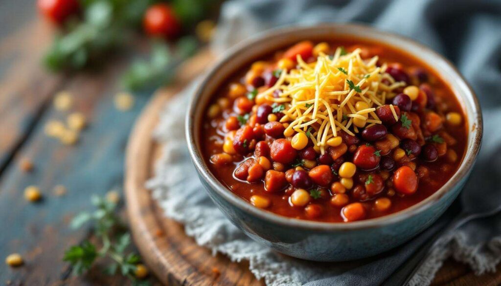 Chili sin carne: sycący, pełen smaku i gotowy szybciej niż tradycyjne chili z mięsem