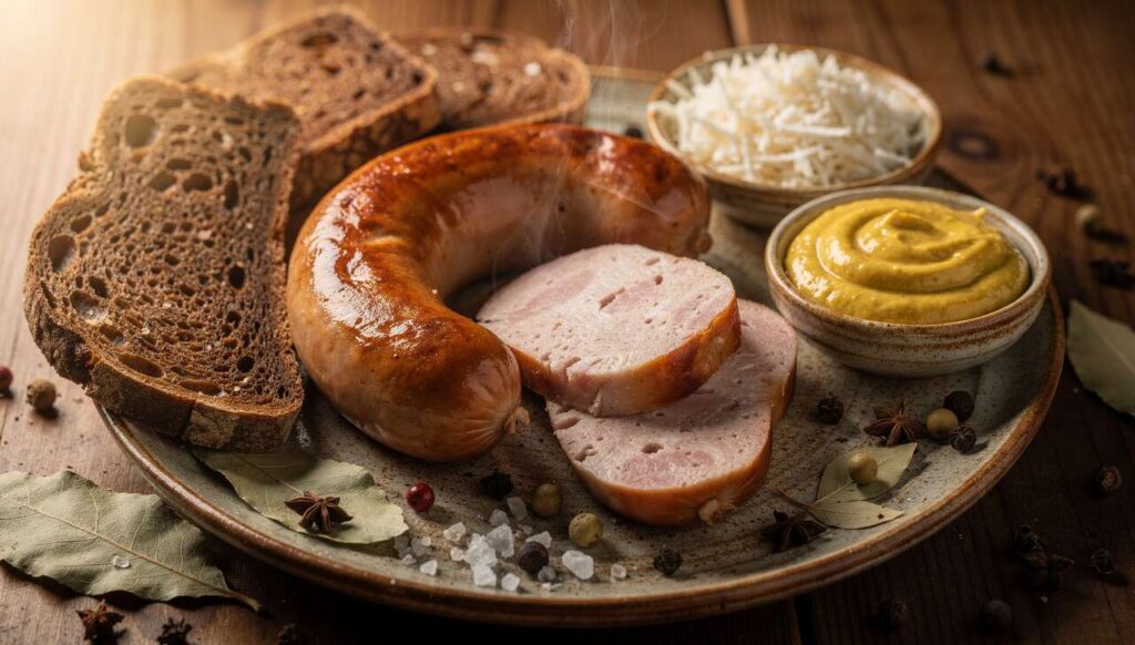 Moja biała kiełbasa jest soczysta i miękka dzięki parzeniu wg dziadka Janka. Znika pierwsza ze stołu