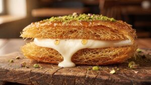 Słodkie, ciepłe i uwodzicielskie: kanapka künefe nasyca i uszczęśliwia