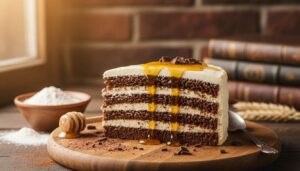 Ciasto Spartak – czekoladowy miodownik z kremem, który z dnia na dzień smakuje jeszcze lepiej