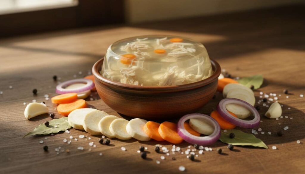 Bułgarska kolagenowa galareta bez żelatyny to sztos. Robię ją z mięsa, które omijasz w sklepie